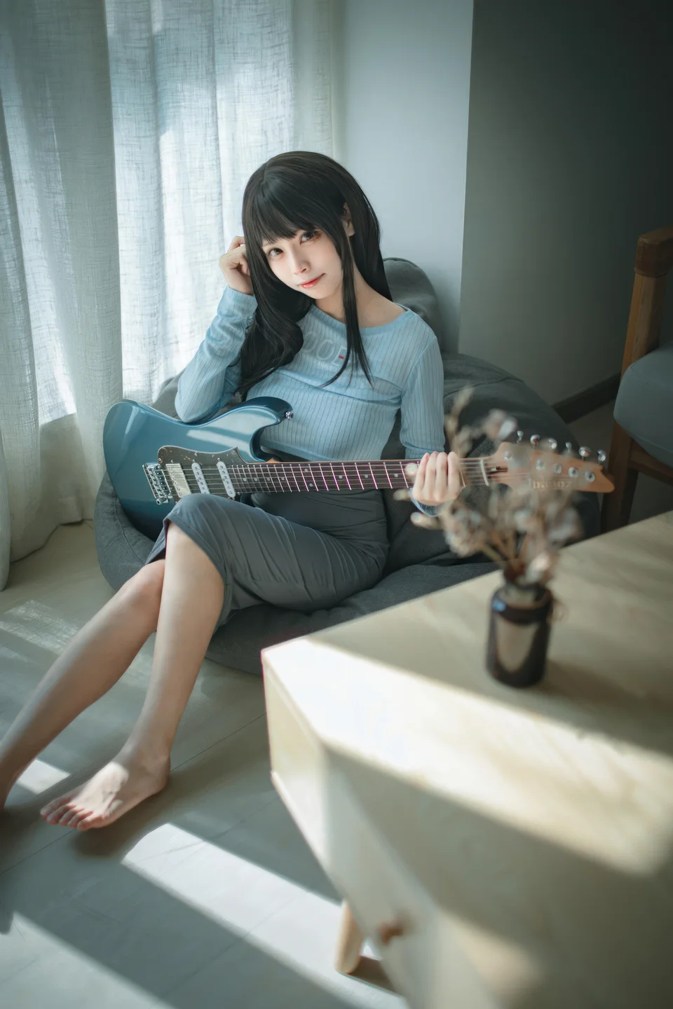 三無人型 - No.013 吉他妹妹 [24P-223MB] tg@simisebaisi 【丝足阁】003.webp